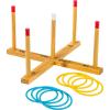 imageFranklin Sports Ryans World Ring Toss  Great for Kids  Indoor Outdoor Use  Durable Wood Construction  Includes Target and RingsTraditional