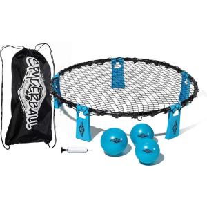 Franklin Sports Outdoor Game Sets – PicklePop + Spyderball – Includes Nets, Balls, Paddles + Carry Bags – Family Fun(Spyderball)