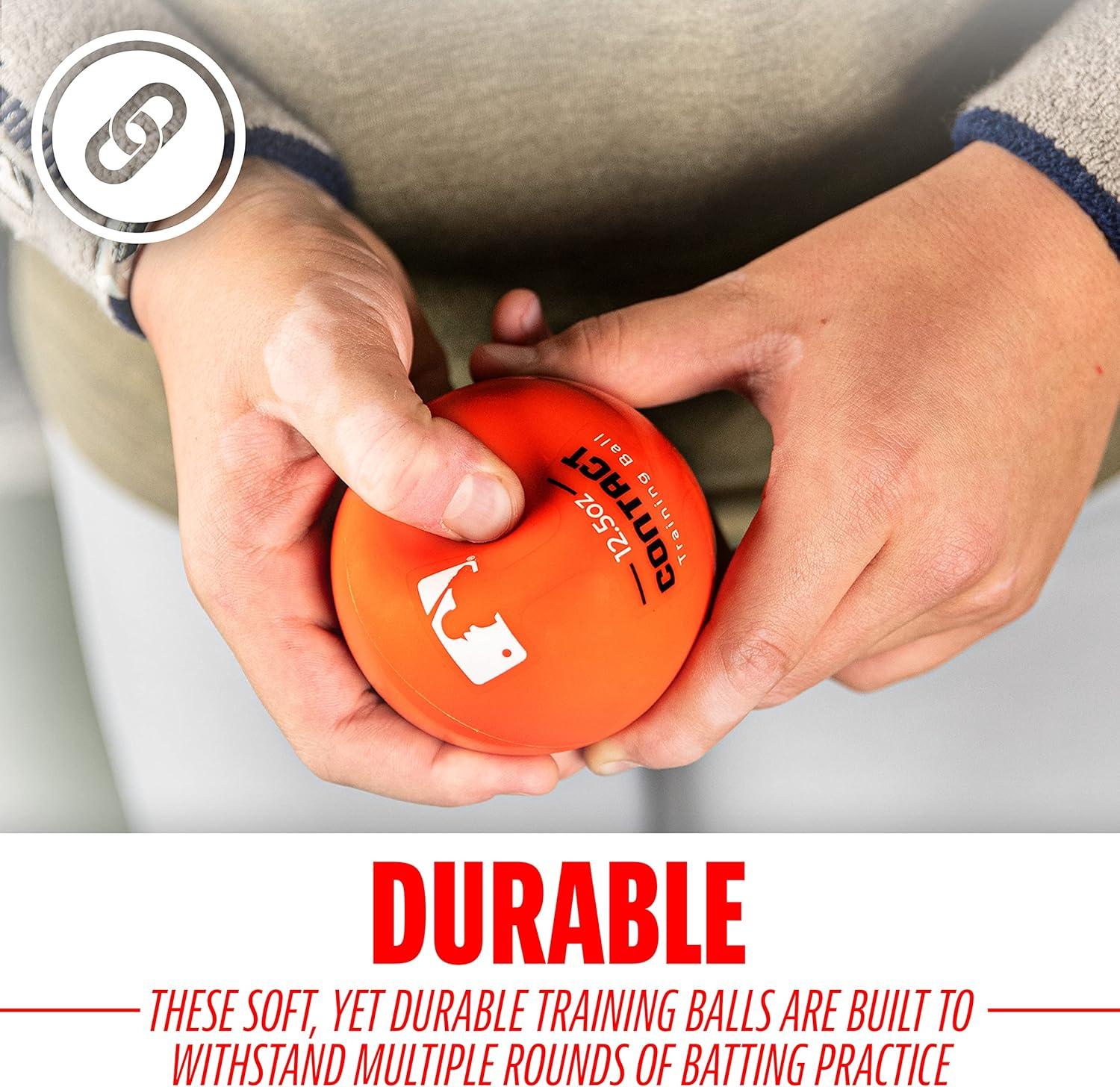 imageFranklin Sports MLB Home Run Training Ball 125 oz 3 Pack