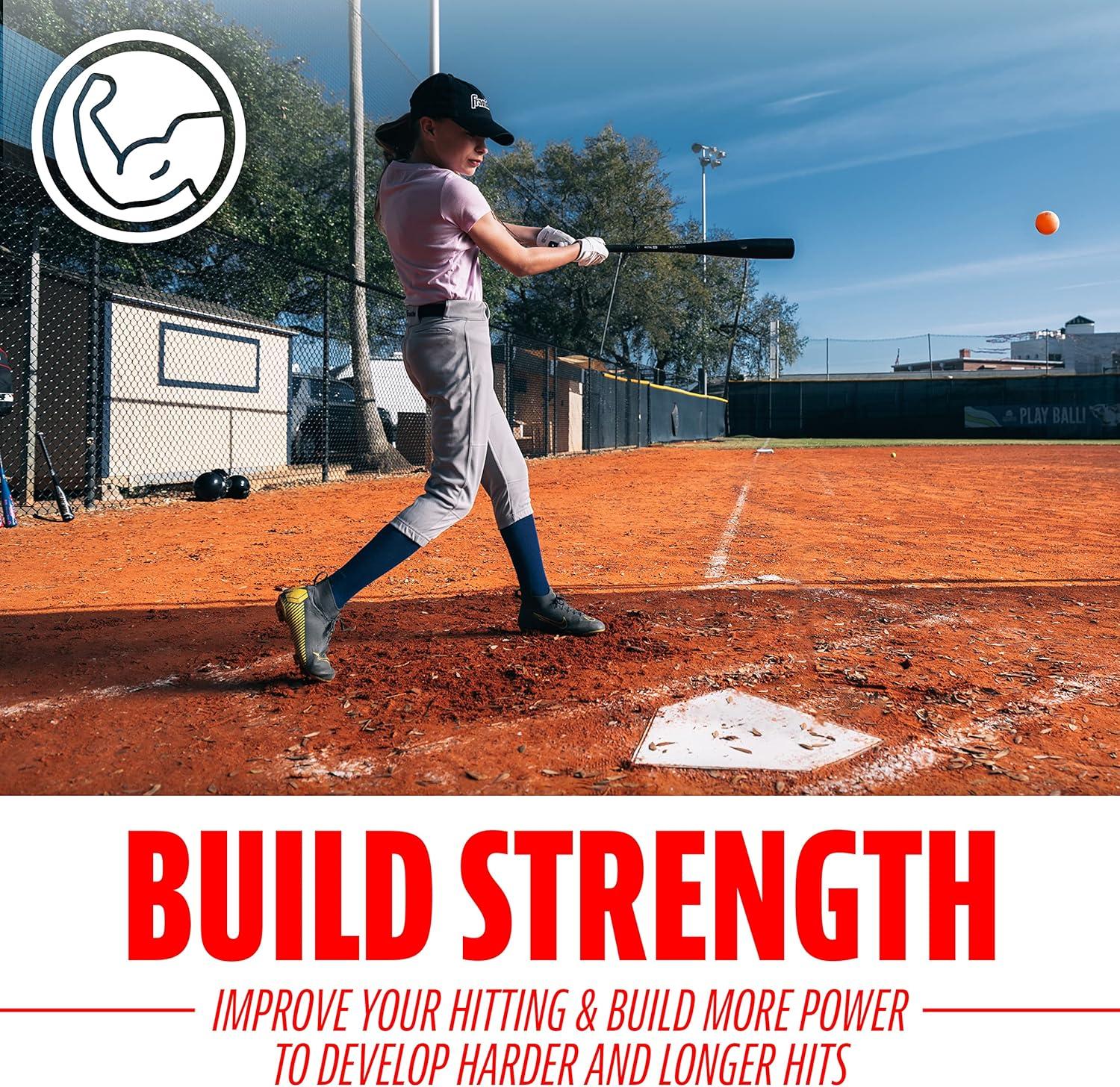 imageFranklin Sports MLB Home Run Training Ball 125 oz 3 Pack