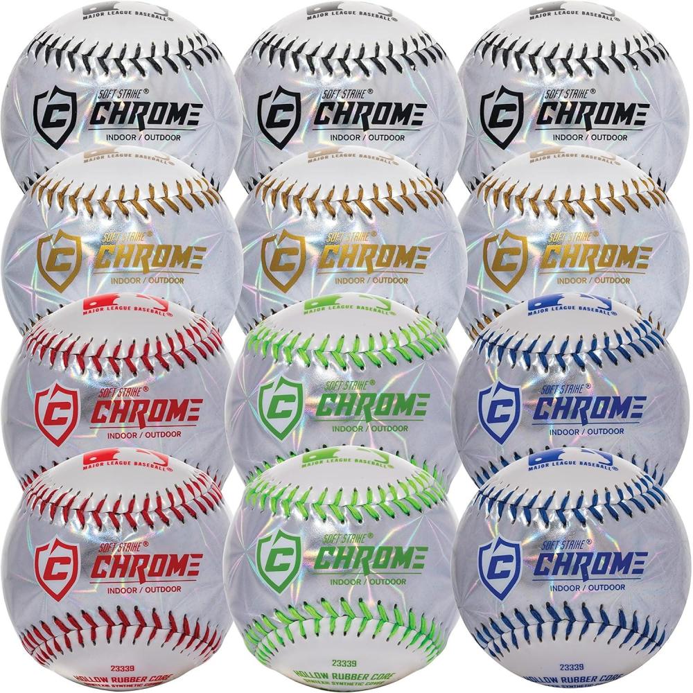 imageFranklin Sports MLB Soft Strike Tee Balls12 Pack