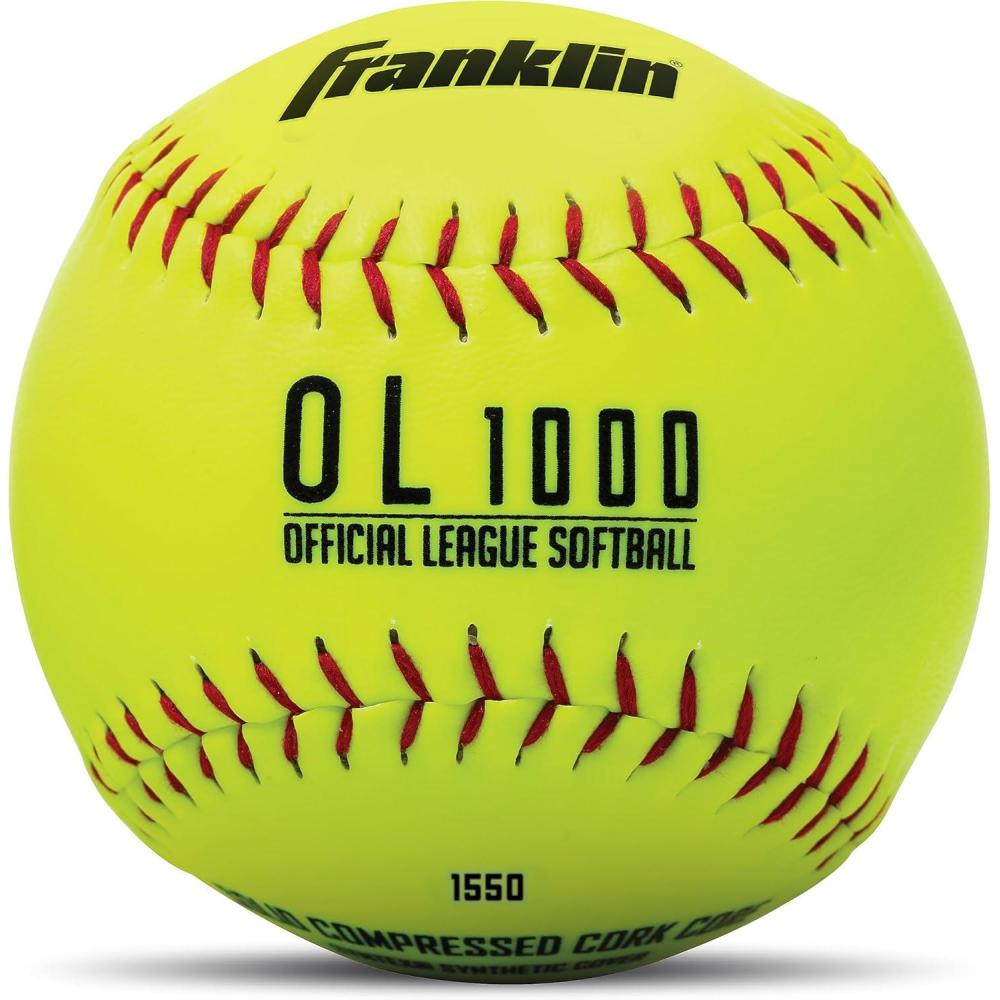 imageFranklin Sports Official Size Softballs  12quot  Fastpitch Balls  Great for Practice  Training  Official Size  Weight  1 Pack 4 Pack  12 Pack1 Softball