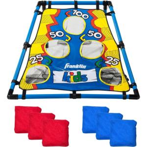Franklin Sports Kids Bean Bag Toss – Great for Kids-Indoor Outdoor Use – Includes 31″ X 33″ Target & (6) 4″ Bean Bags
