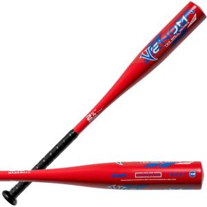 Franklin Sports Kids Teeball Bat – Venom + Barracuda Aluminum + Composite – USA Baseball Certified for Boys + Girls – Youth Metal Bat – Drop -10 to -13(Red/Black: 2-1/4″ Barrel)