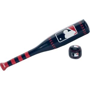 Franklin Sports MLB 21″ Soft Sport Bat & Ball – Blue – Lightweight Kids Bat + Ball