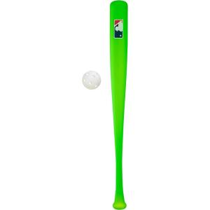 Franklin Sports MLB Kids Baseball Bat and Ball Set – Lightweight 30″ Youth Plastic Bat – Multiple Colors(Green)