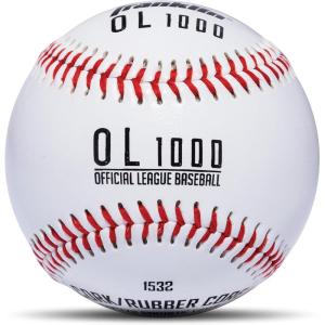 Franklin Sports Official Size Baseballs – OL1000 9″ Practice Baseballs – Official Size + Weight – 1, 6 + 12 Packs(White)