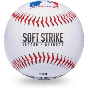 Franklin Sports Soft-Strike Teeball – Official Size and Weight Approved for Teeball – Hollow Rubber Core Technology for Safety – MLB Teeball Ball for Indoor/Outdoor Use(One Size)