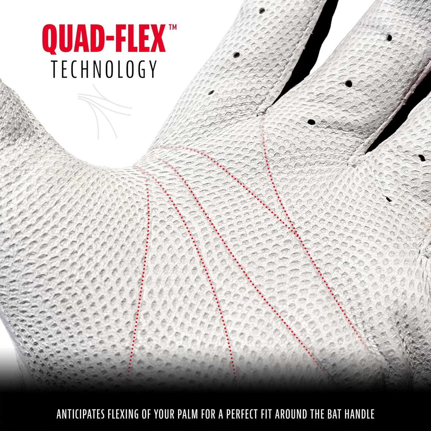 imageFranklin Sports MLB Baseball Batting Gloves  CFX Pro Adult  Youth  Baseball  Softball  Multiple Sizes  ColorsBlackPearl