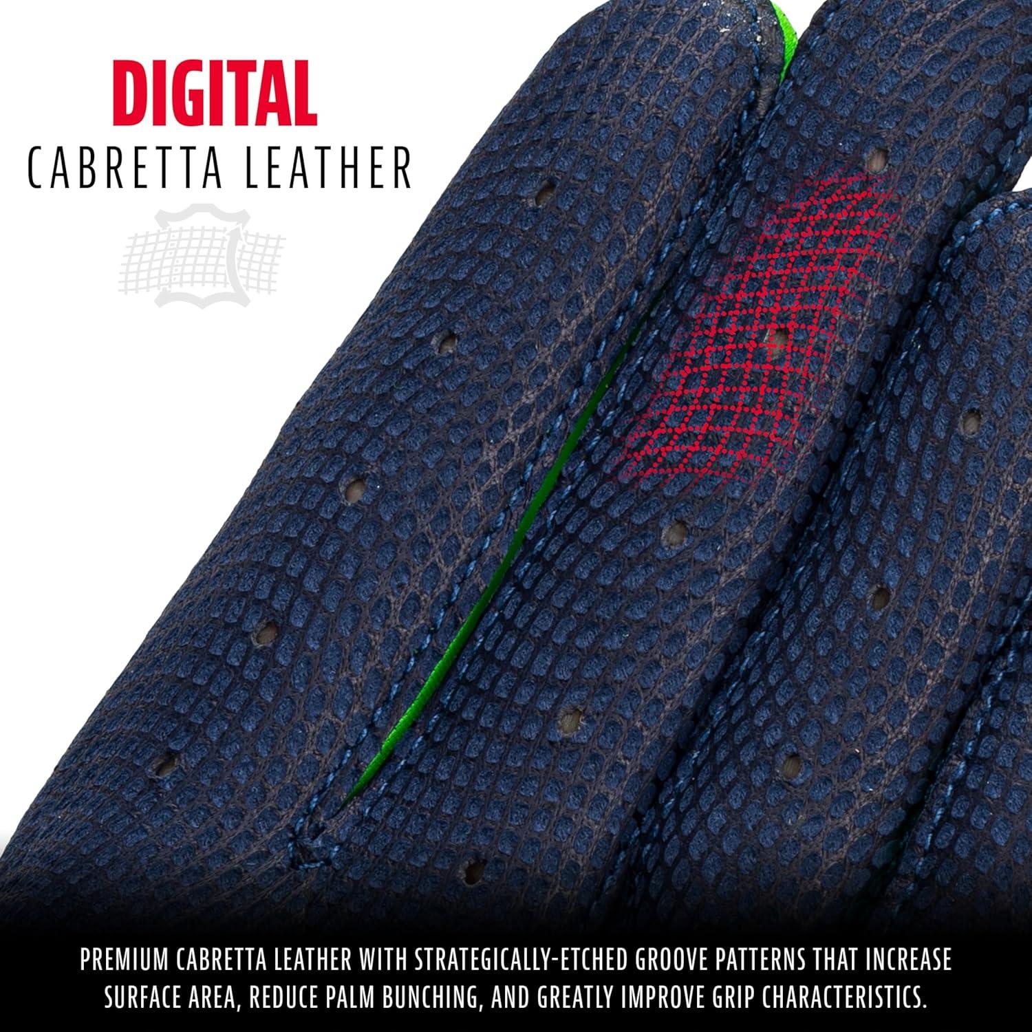 imageFranklin Sports MLB Baseball Batting Gloves  CFX Pro Adult  Youth  Baseball  Softball  Multiple Sizes  ColorsNavyGreen