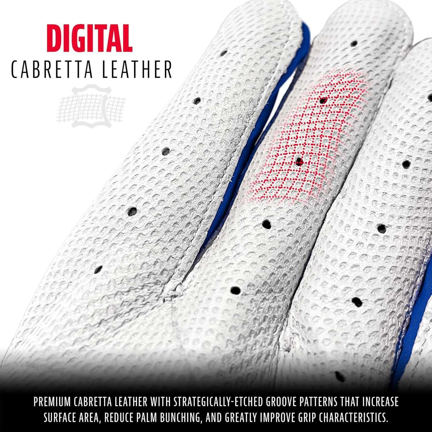 imageFranklin Sports MLB Baseball Batting Gloves  CFX Pro Adult  Youth  Baseball  Softball  Multiple Sizes  ColorsPearlRoyal