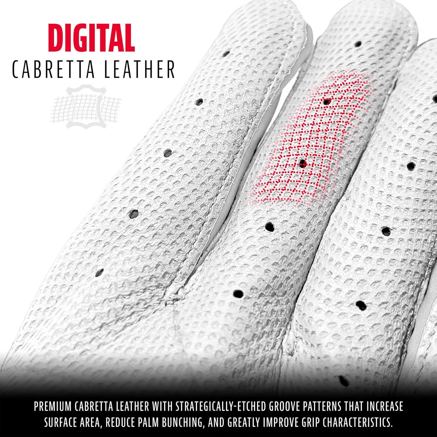 imageFranklin Sports MLB Baseball Batting Gloves  CFX Pro Adult  Youth  Baseball  Softball  Multiple Sizes  ColorsPearlWhiteBlack