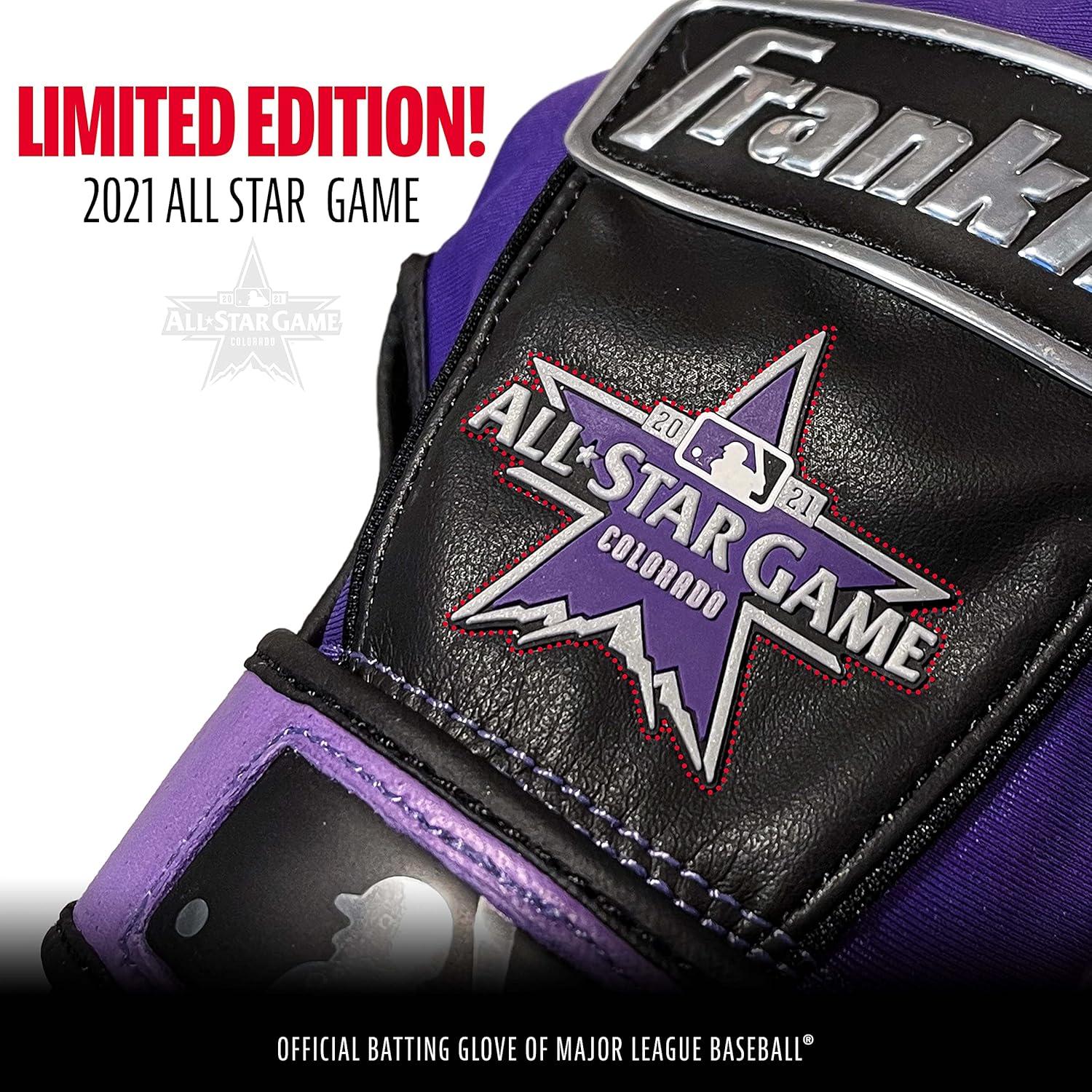 imageFranklin Sports MLB Baseball Batting Gloves  CFX Pro Adult  Youth  Baseball  Softball  Multiple Sizes  ColorsPurple