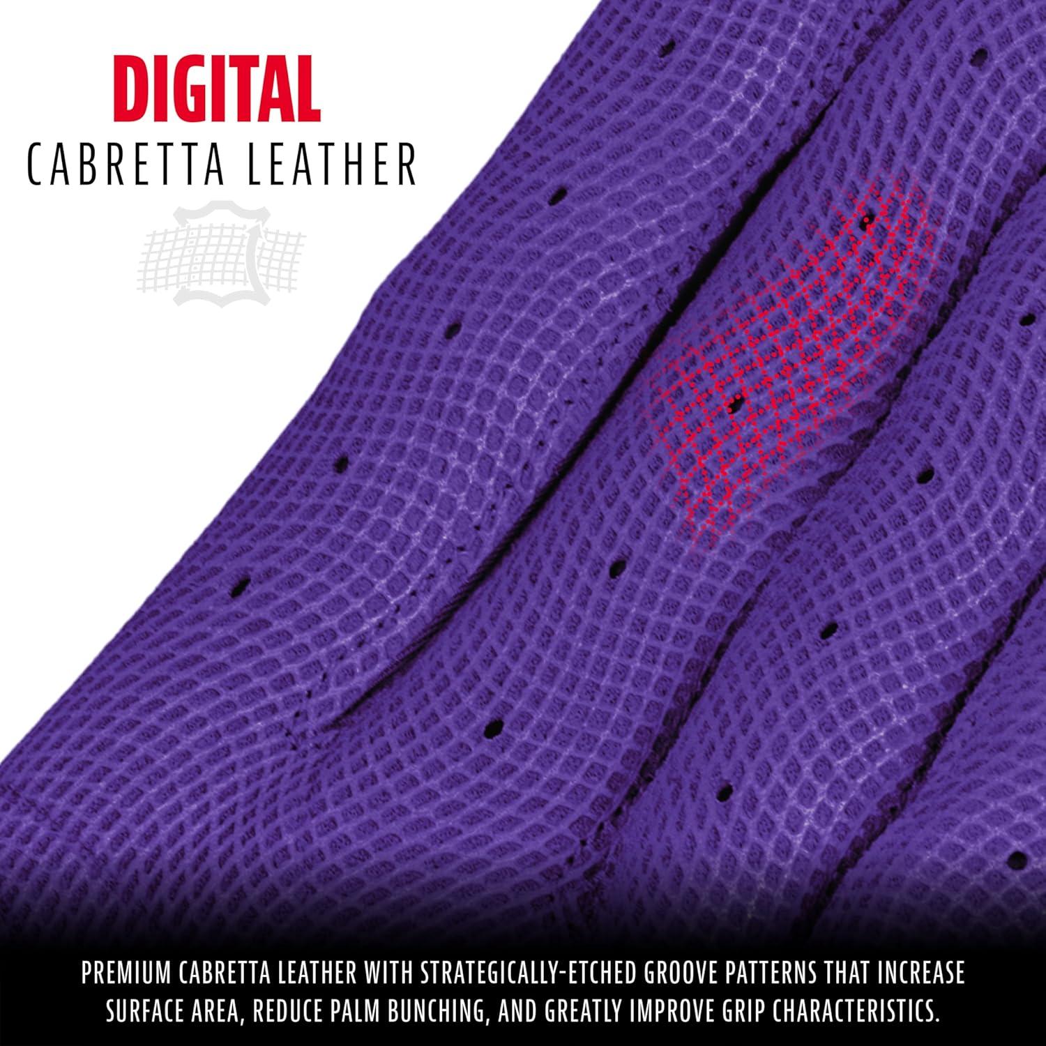 imageFranklin Sports MLB Baseball Batting Gloves  CFX Pro Adult  Youth  Baseball  Softball  Multiple Sizes  ColorsPurple