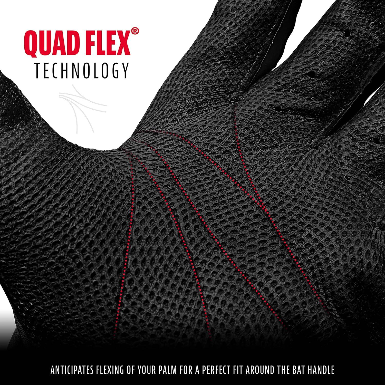 imageFranklin Sports MLB Baseball Batting Gloves  CFX Pro Adult  Youth  Baseball  Softball  Multiple Sizes  ColorsPurple