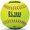 imageFranklin Sports Official Game Softballs  OL3000 Fastpitch 12quot Inch Yellow Softballs  Official Size  Weight Tournament Balls for Practice  Games  1 Softball12Inch