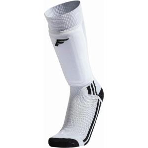 Franklin Sports Youth + Adult Soccer Shin Guard Socks – Built-In Shin Guards – Black or White – Assorted Colors May Vary(Black/White)