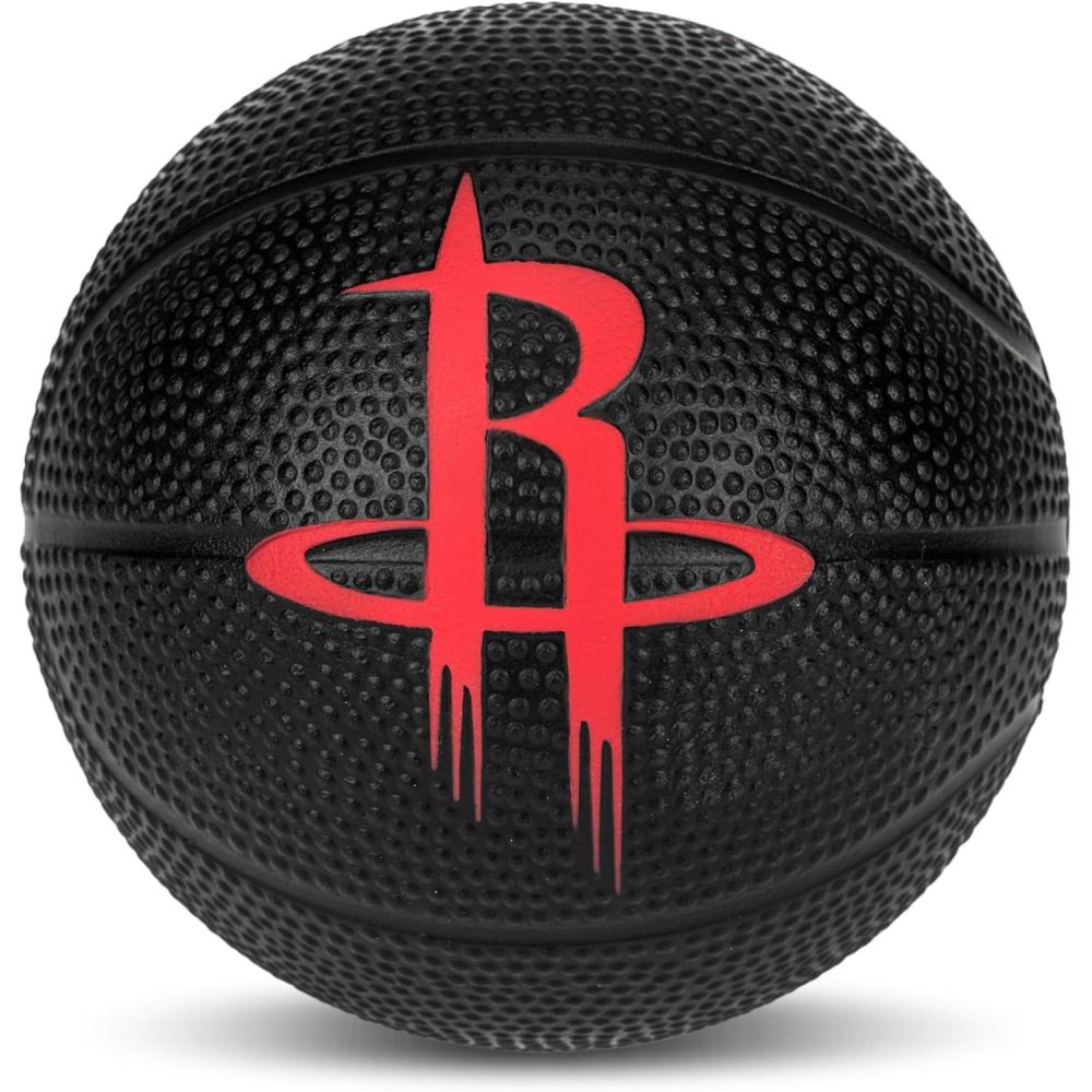 imageFranklin Sports Kids NBA Mini Foam Basketball  55quot Inch Soft Toy Basketball for Indoor or Mini Over the Door HoopsHouston Rockets