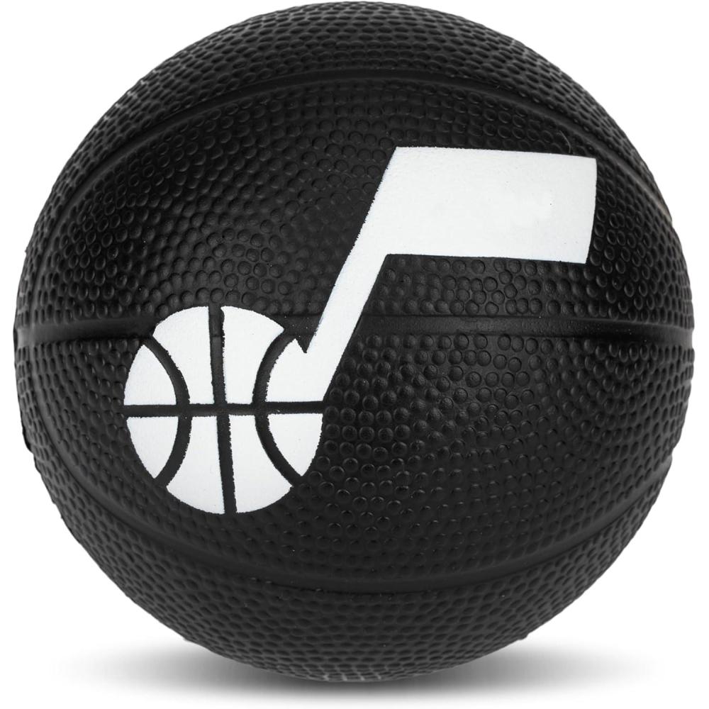 imageFranklin Sports Kids NBA Mini Foam Basketball  55quot Inch Soft Toy Basketball for Indoor or Mini Over the Door HoopsUtah Jazz 2
