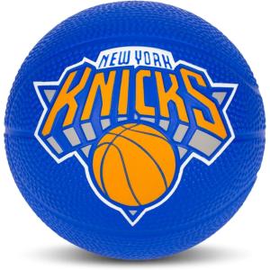 Franklin Sports Kids NBA Mini Foam Basketball – 5.5″ Inch Soft Toy Basketball for Indoor or Mini Over the Door Hoops(New York Knicks)