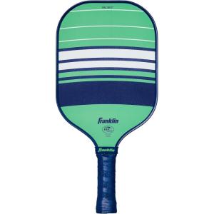 Franklin Sports Pickleball Paddle – Max Grit Fiberglass Surface – Polypropylene Core Pickleball Paddle – USA Pickleball (USAP) Approved – Yellow/Blue(Blue Multi)