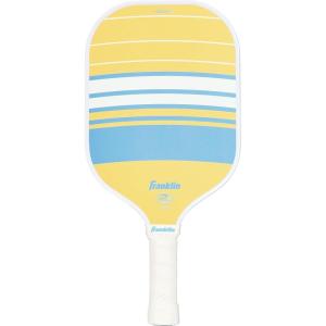 Franklin Sports Pickleball Paddle – Max Grit Fiberglass Surface – Polypropylene Core Pickleball Paddle – USA Pickleball (USAP) Approved – Yellow/Blue(Green Multi)