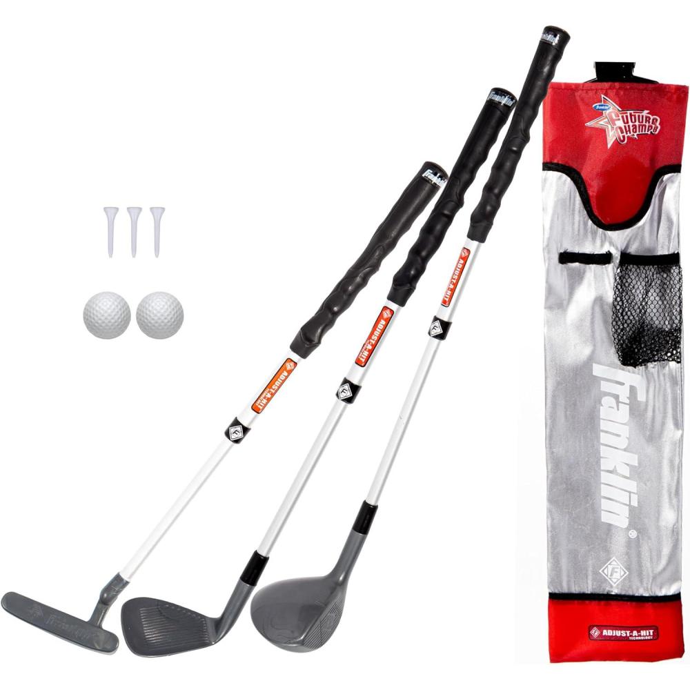 imageFranklin Sports Adjustable Youth Golf SetRed