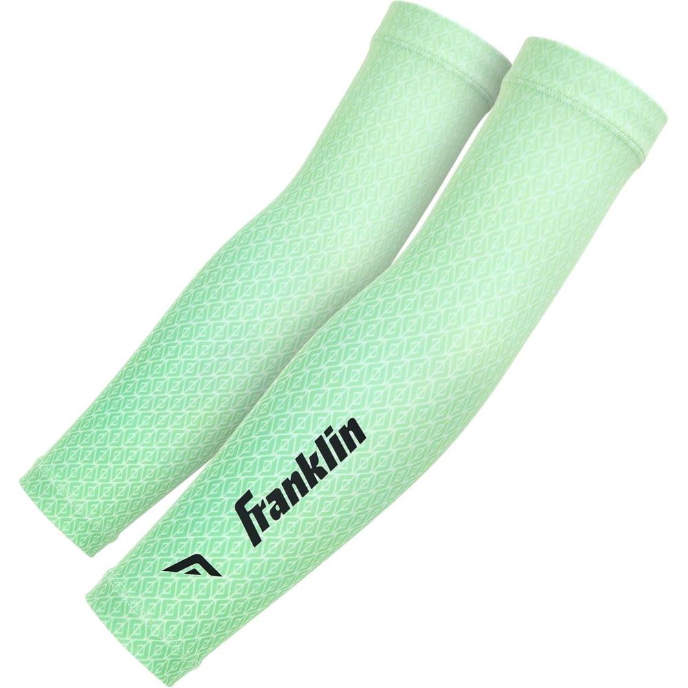 imageFranklin Sports Baseball Arm Sleeves  Baseball  Softball Arm Compression Sleeves for Boys  Girls  Multiple ColorsMint