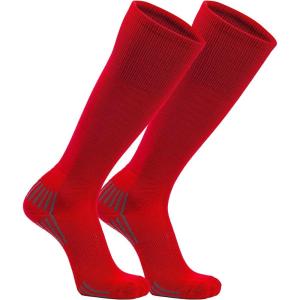 Franklin Sports Youth Baseball + Softball Socks – Boys + Girls Tall Sports Socks – Youth Sizes(Red)