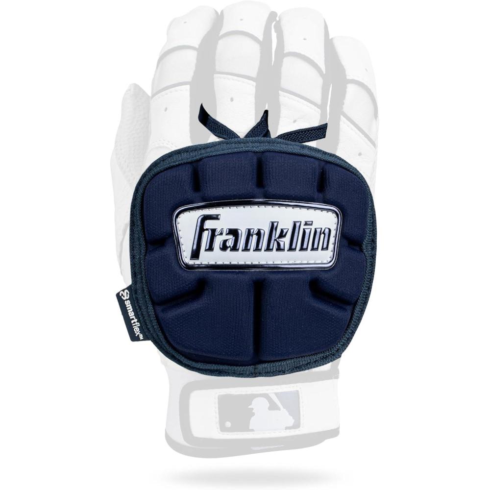 imageFranklin Sports Baseball Hand Guard  PRT LT Series Adult  Batting Hand Protective Shield for Righty  Lefty HittersNavy
