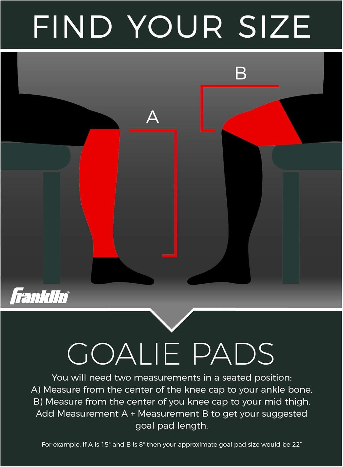 image:imageFranklin Sports Hockey Goalie Pads NHL 23 Inch