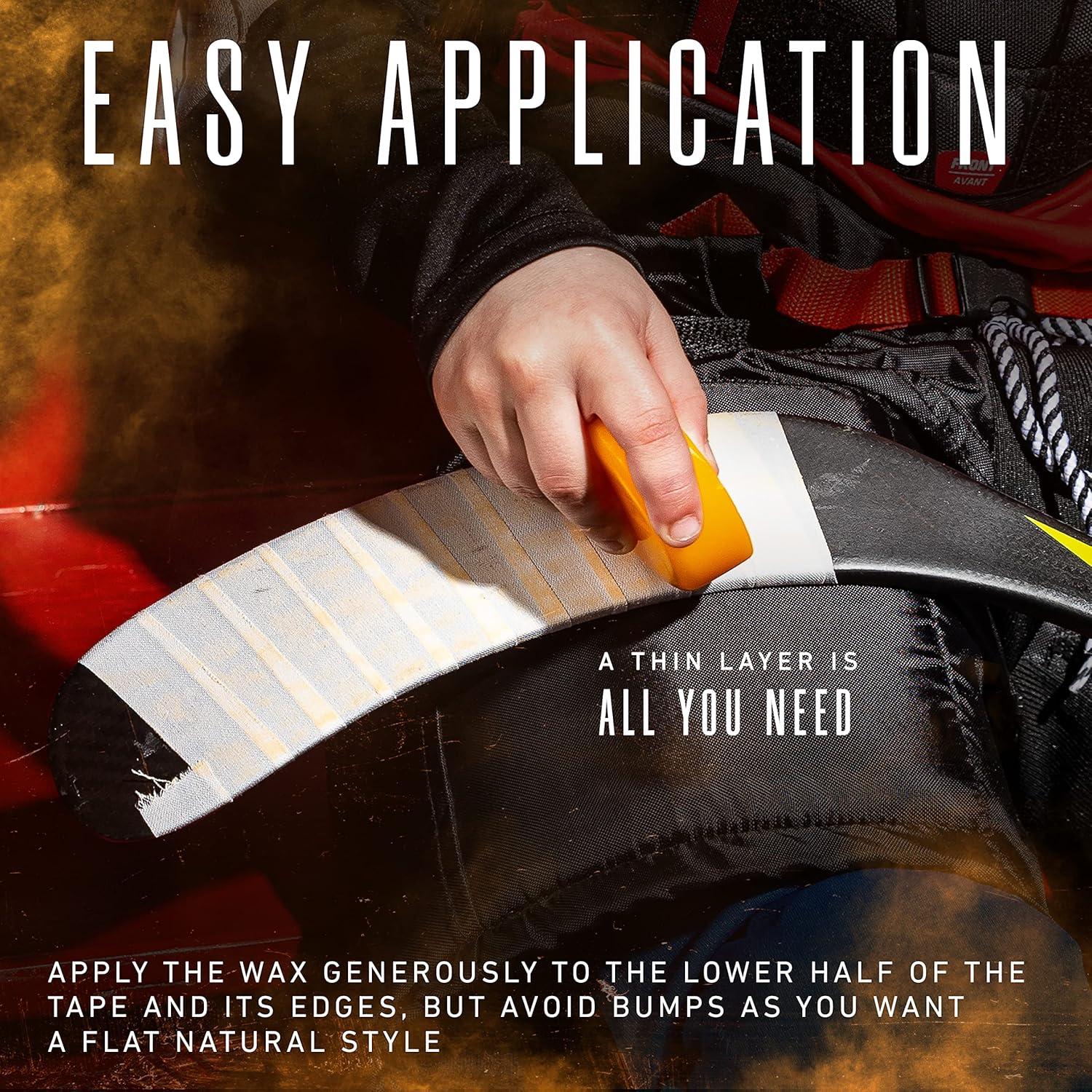 image:imageFranklin Sports Hockey Stick Wax Maximum Grip Wax Orange Vanilla Scent Stick Cheddah Reusable Tin Included