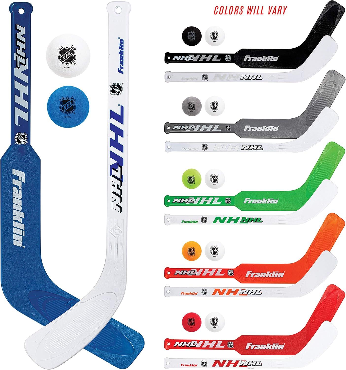 image:imageFranklin Sports Mini Hockey Goalie Stick Player Stick amp Ball Set Colors May Vary