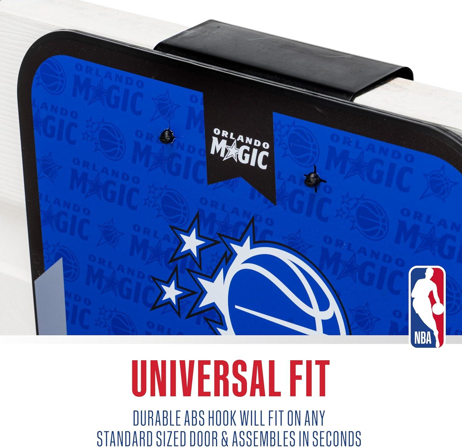 image:imageFranklin Sports NBA Team Over The Door Basketball Hoop Kids Indoor Mini Basketball Hoop with Basketball NBA Fan Shop Mini Hoop for Bedroom amp OfficeOrlando Magic