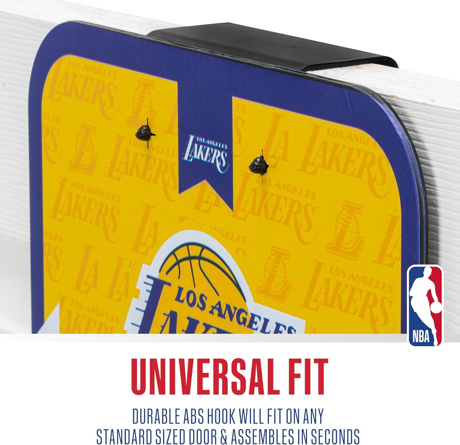 image:imageFranklin Sports NBA Team Over The Door Basketball Hoop Kids Indoor Mini Basketball Hoop with Basketball NBA Fan Shop Mini Hoop for Bedroom amp OfficeLos Angeles Lakers