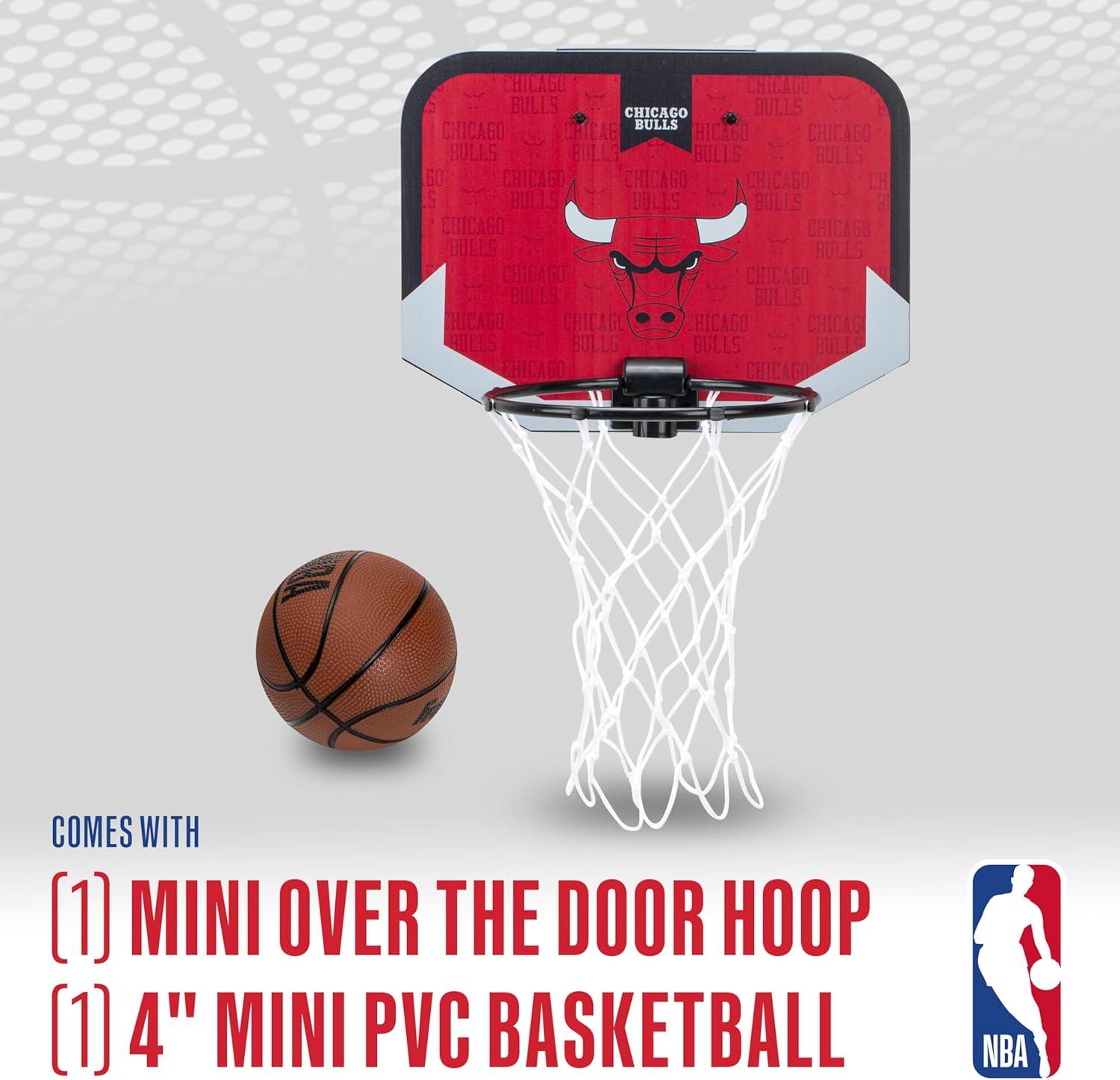 image:imageFranklin Sports NBA Team Over The Door Basketball Hoop Kids Indoor Mini Basketball Hoop with Basketball NBA Fan Shop Mini Hoop for Bedroom amp OfficeChicago Bulls