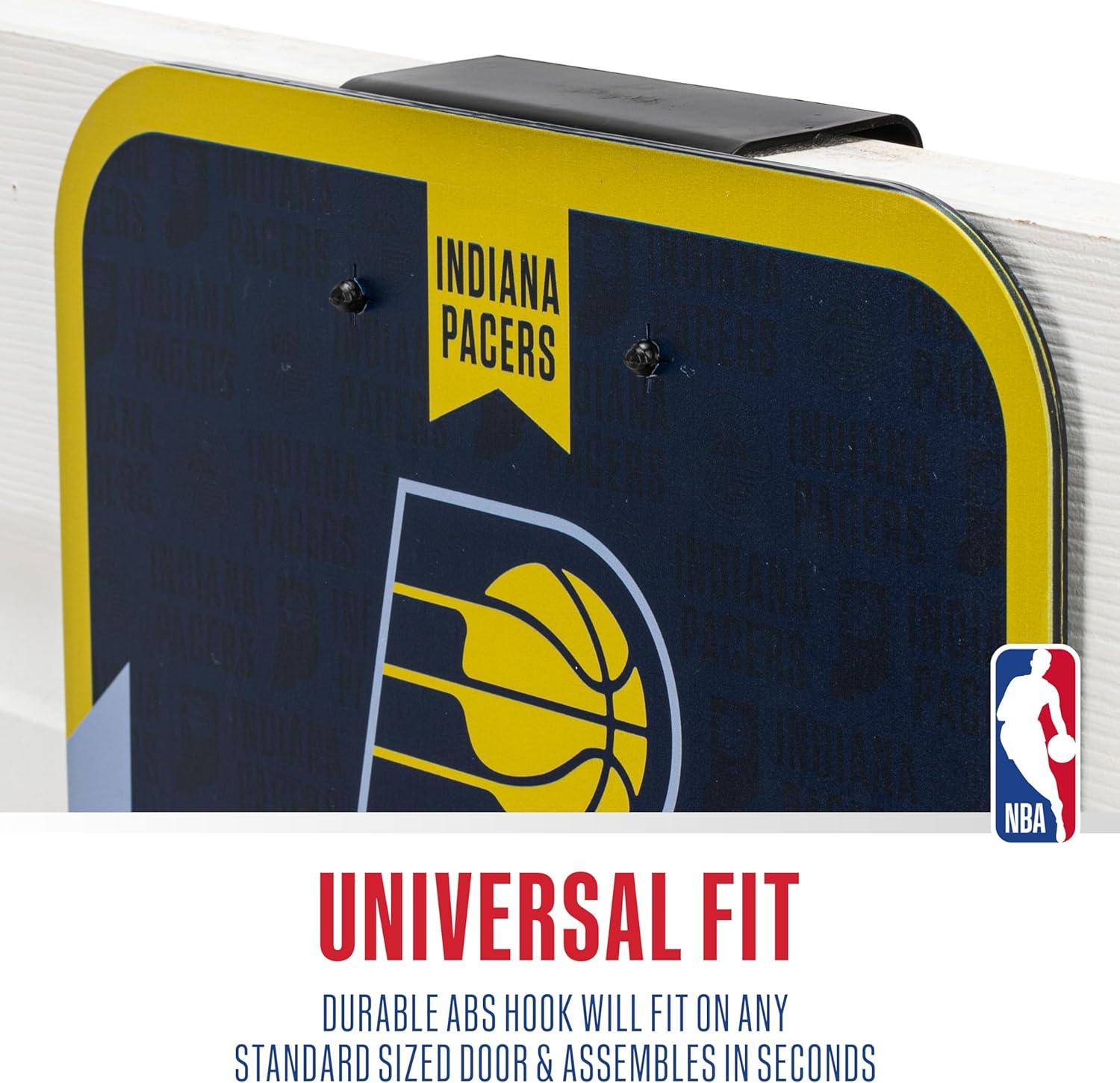 image:imageFranklin Sports NBA Team Over The Door Basketball Hoop Kids Indoor Mini Basketball Hoop with Basketball NBA Fan Shop Mini Hoop for Bedroom amp OfficeIndiana Pacers
