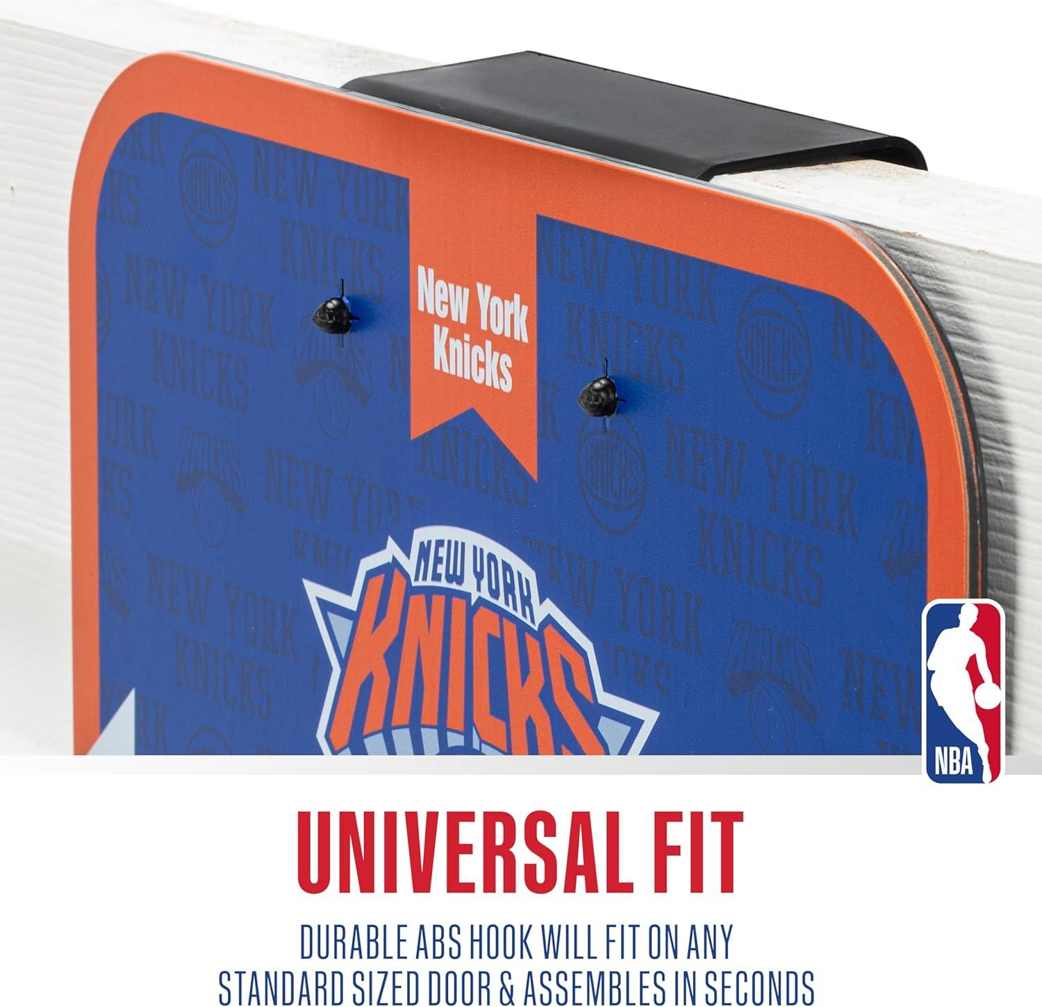 image:imageFranklin Sports NBA Team Over The Door Basketball Hoop Kids Indoor Mini Basketball Hoop with Basketball NBA Fan Shop Mini Hoop for Bedroom amp OfficeNew York Knicks