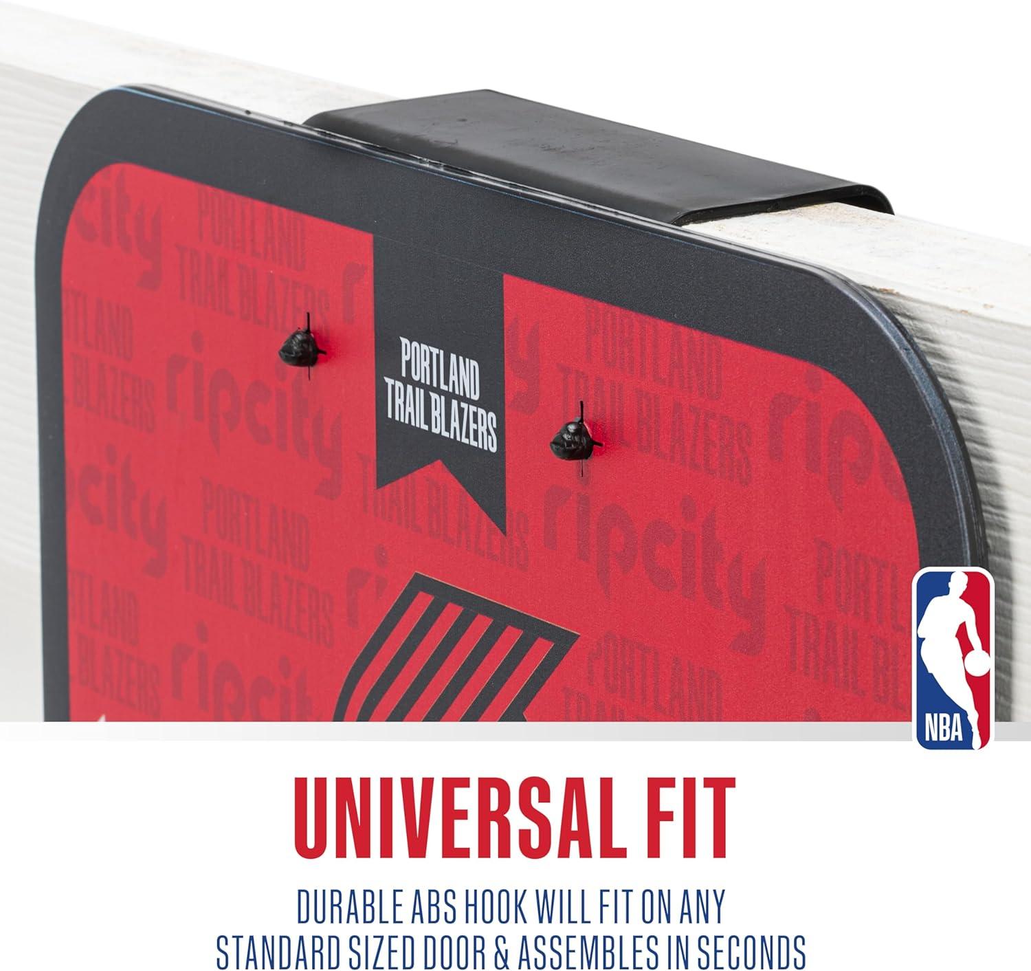 image:imageFranklin Sports NBA Team Over The Door Basketball Hoop Kids Indoor Mini Basketball Hoop with Basketball NBA Fan Shop Mini Hoop for Bedroom amp OfficePortland Trail Blazers