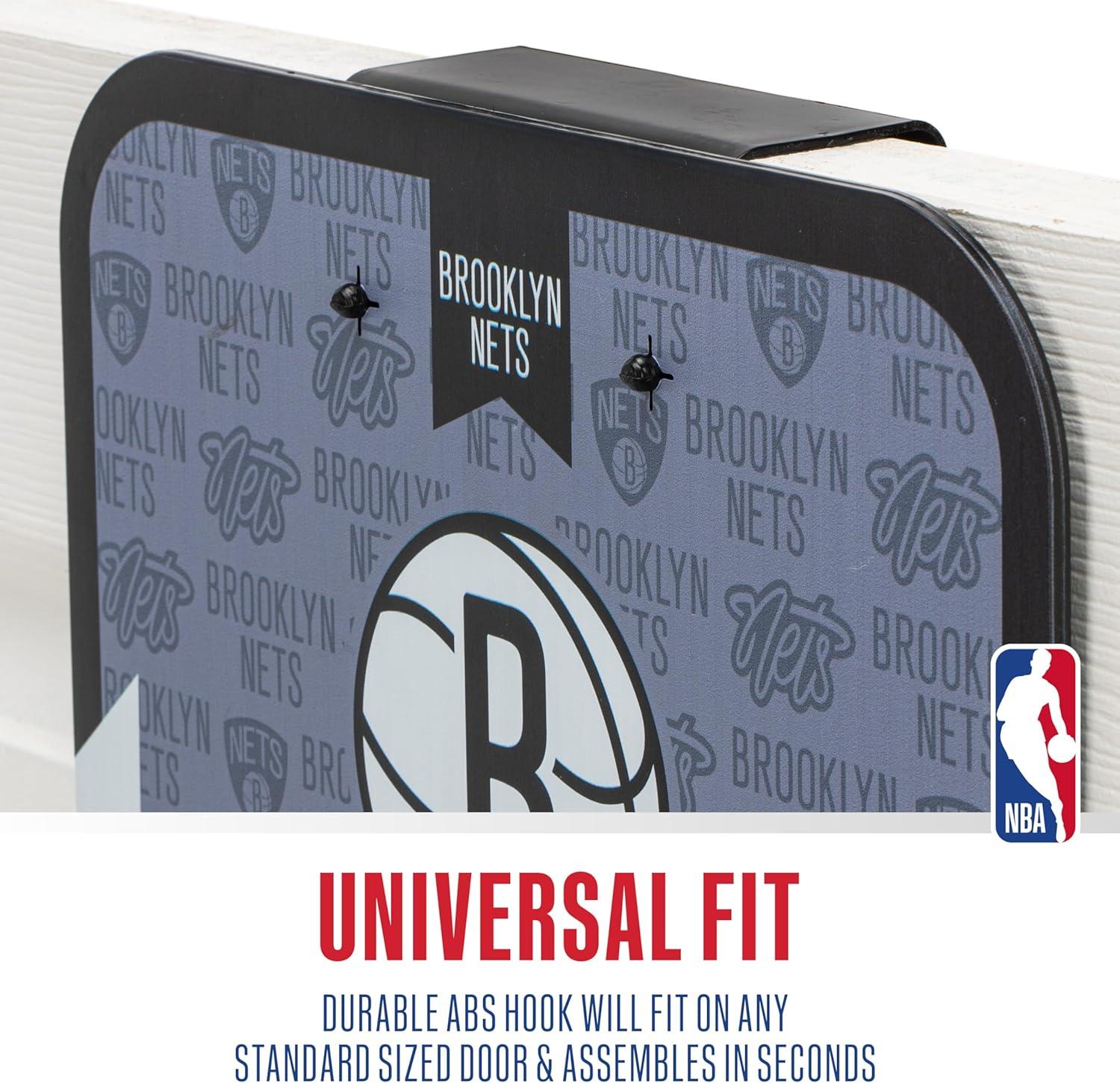 image:imageFranklin Sports NBA Team Over The Door Basketball Hoop Kids Indoor Mini Basketball Hoop with Basketball NBA Fan Shop Mini Hoop for Bedroom amp OfficeBrooklyn Nets