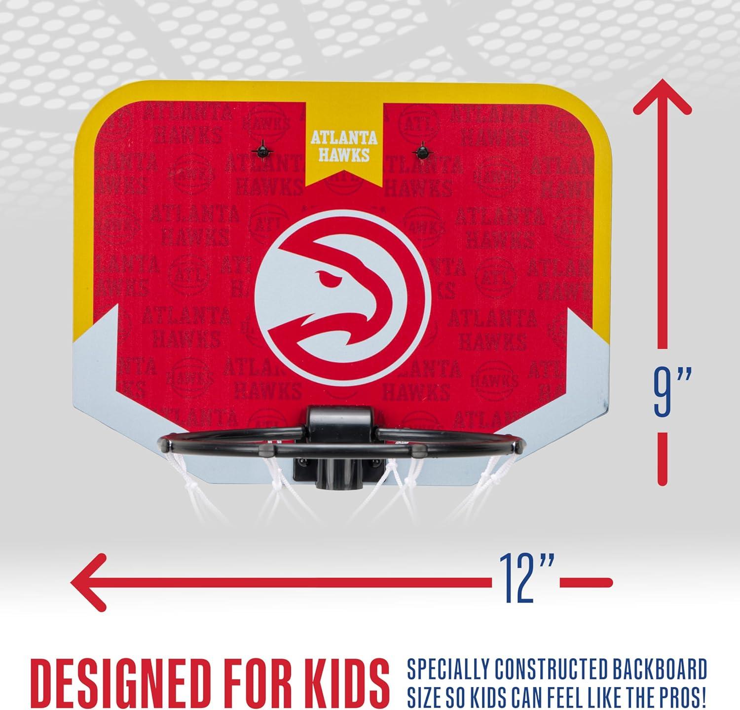 image:imageFranklin Sports NBA Team Over The Door Basketball Hoop Kids Indoor Mini Basketball Hoop with Basketball NBA Fan Shop Mini Hoop for Bedroom amp OfficeAtlanta Hawks