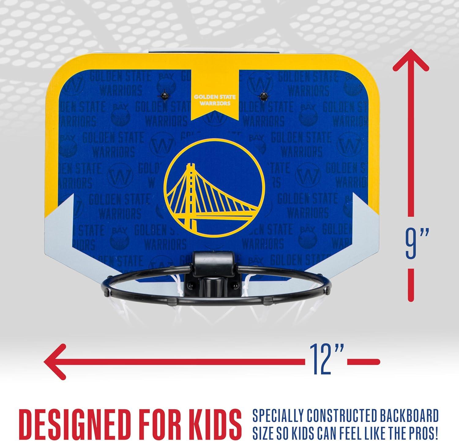 image:imageFranklin Sports NBA Team Over The Door Basketball Hoop Kids Indoor Mini Basketball Hoop with Basketball NBA Fan Shop Mini Hoop for Bedroom amp OfficeGolden State Warriors