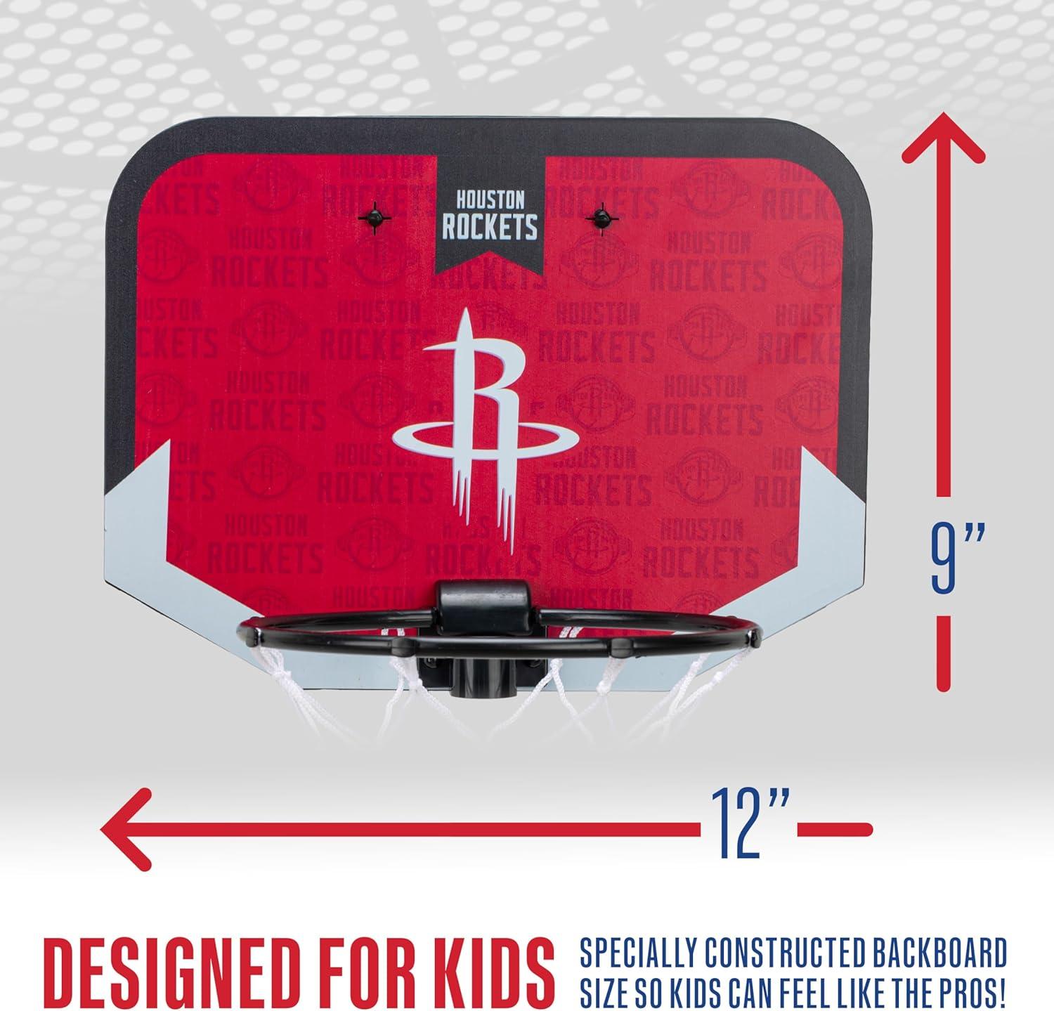 image:imageFranklin Sports NBA Team Over The Door Basketball Hoop Kids Indoor Mini Basketball Hoop with Basketball NBA Fan Shop Mini Hoop for Bedroom amp OfficeHouston Rockets