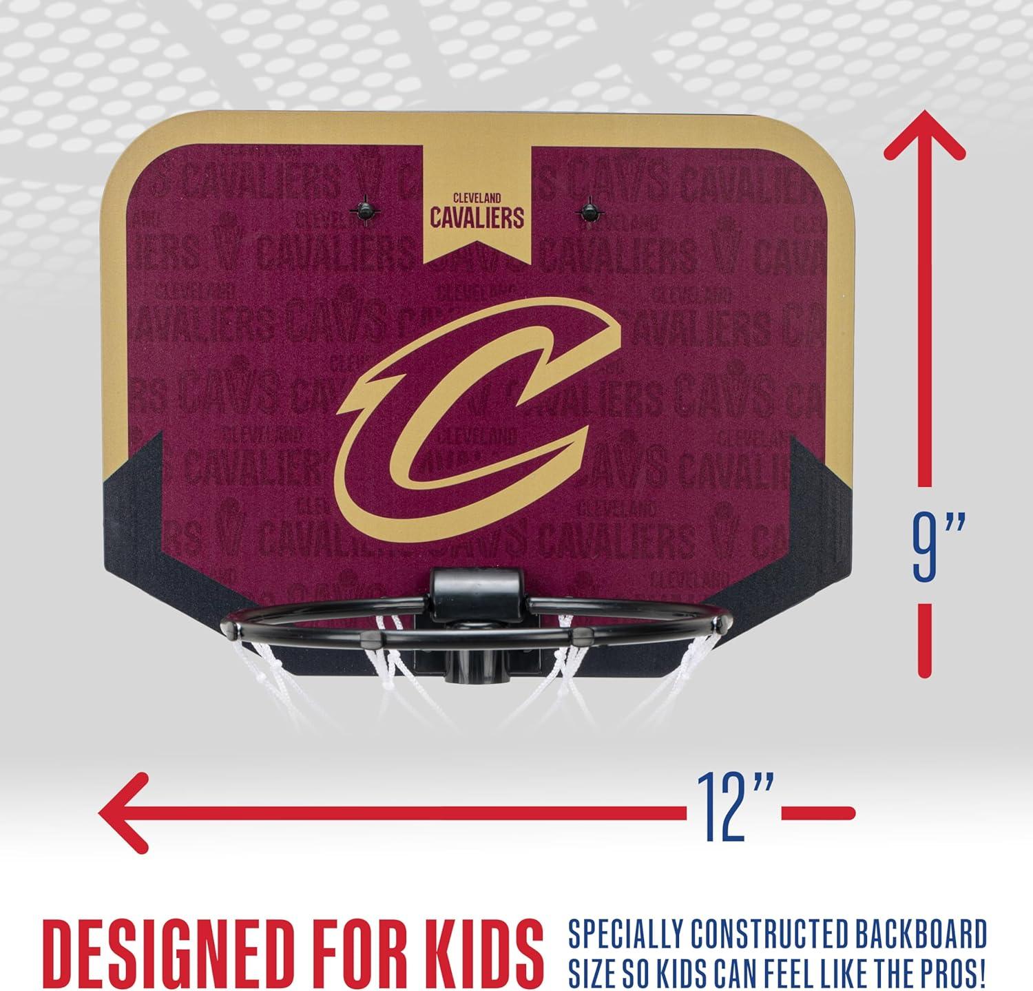 image:imageFranklin Sports NBA Team Over The Door Basketball Hoop Kids Indoor Mini Basketball Hoop with Basketball NBA Fan Shop Mini Hoop for Bedroom amp OfficeCleveland Cavaliers