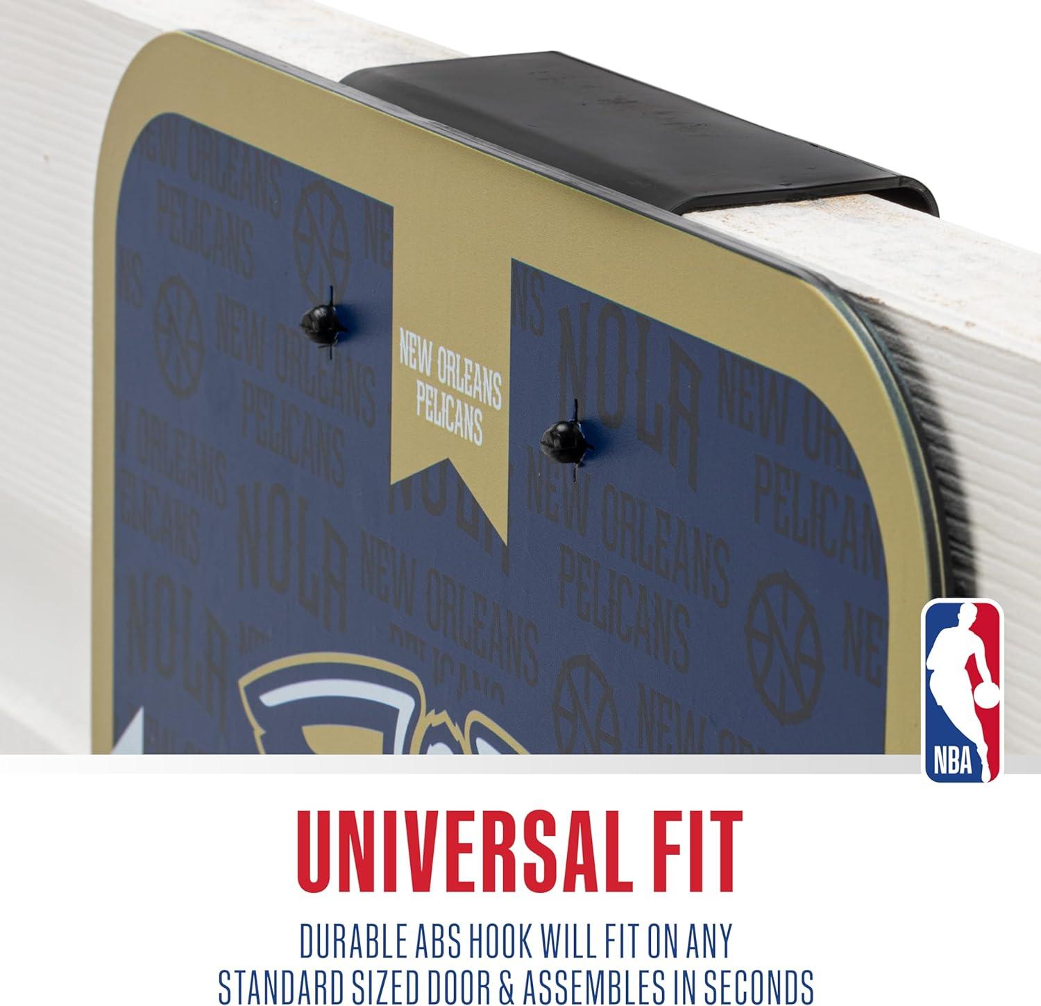image:imageFranklin Sports NBA Team Over The Door Basketball Hoop Kids Indoor Mini Basketball Hoop with Basketball NBA Fan Shop Mini Hoop for Bedroom amp OfficeNew Orleans Pelicans