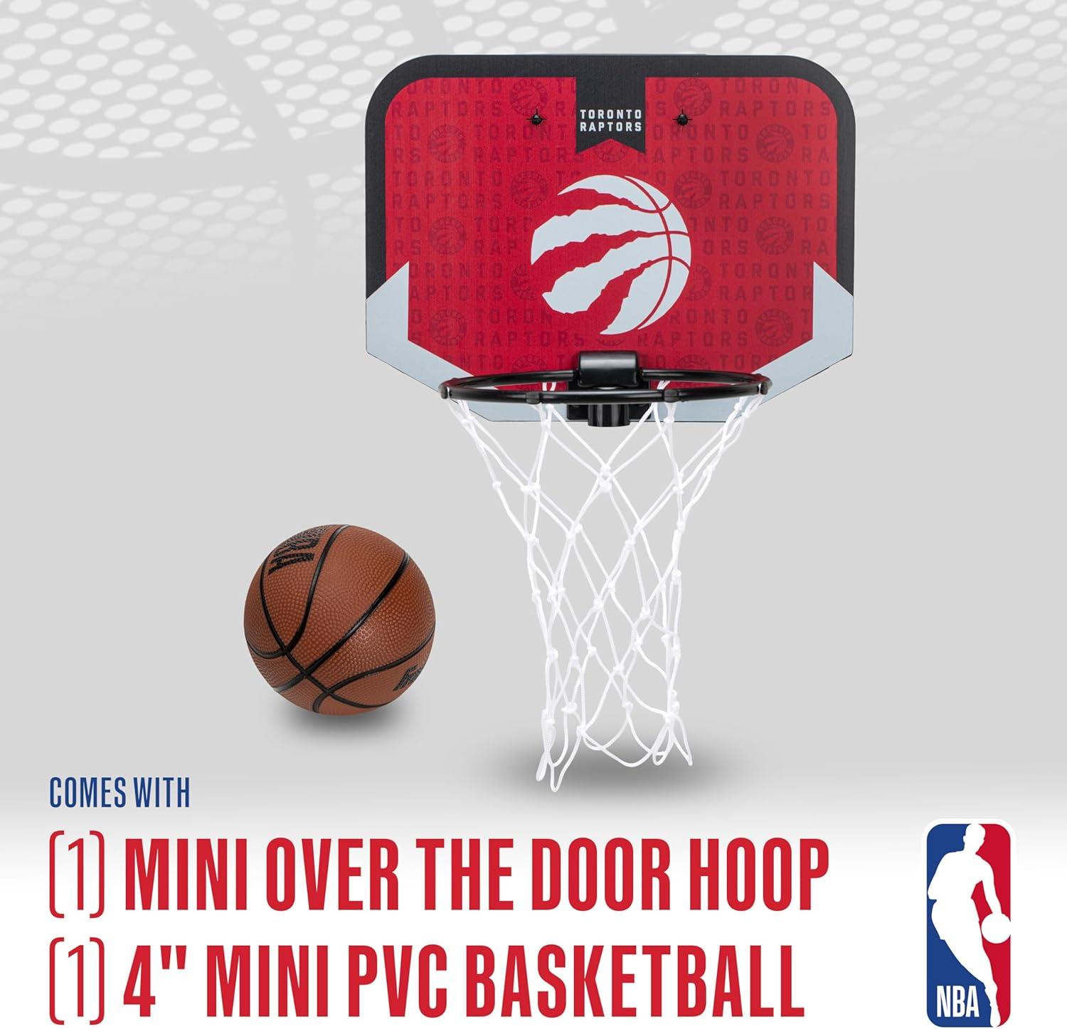 image:imageFranklin Sports NBA Team Over The Door Basketball Hoop Kids Indoor Mini Basketball Hoop with Basketball NBA Fan Shop Mini Hoop for Bedroom amp OfficeToronto Raptors
