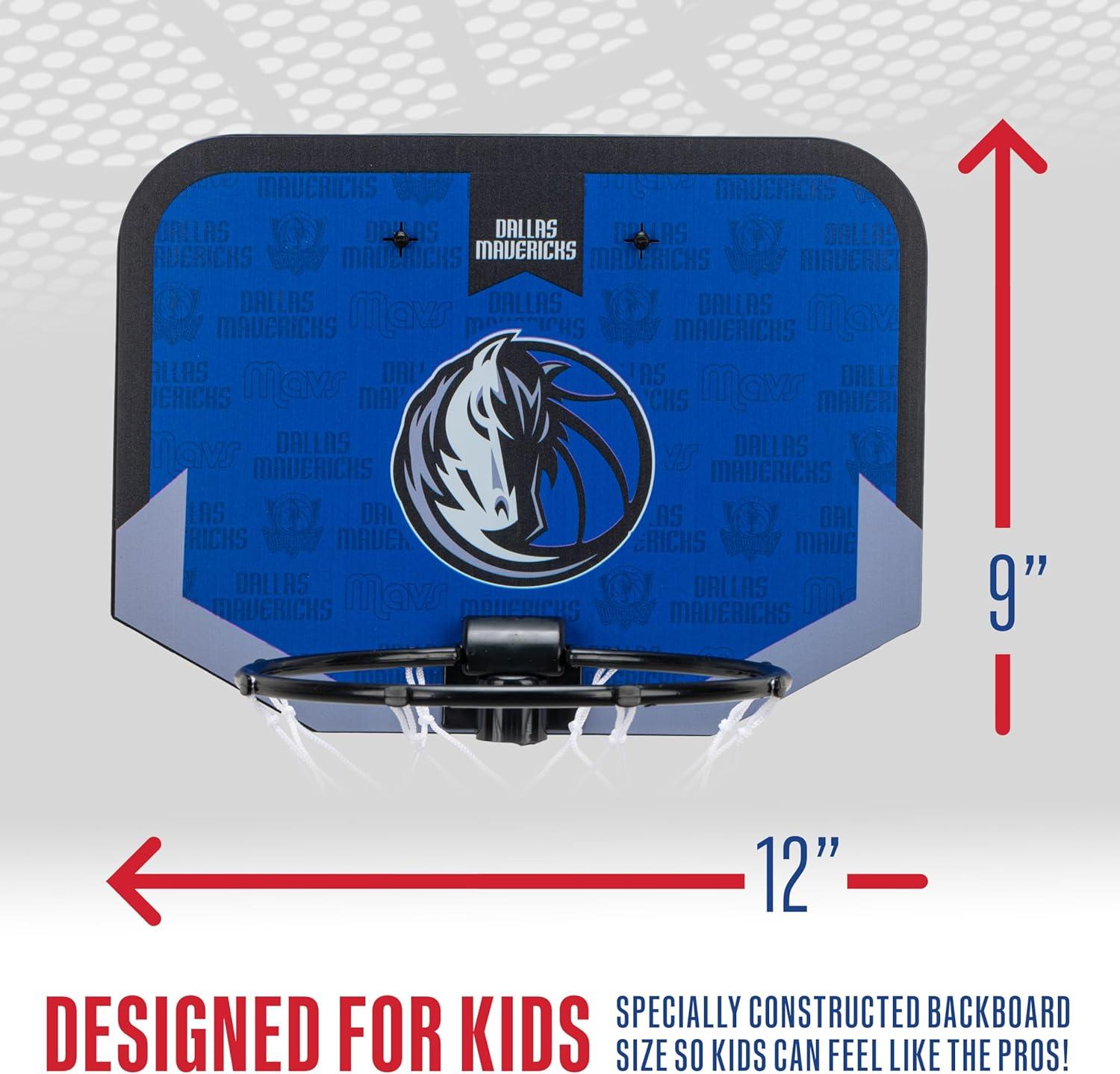 image:imageFranklin Sports NBA Team Over The Door Basketball Hoop Kids Indoor Mini Basketball Hoop with Basketball NBA Fan Shop Mini Hoop for Bedroom amp OfficeDallas Mavericks