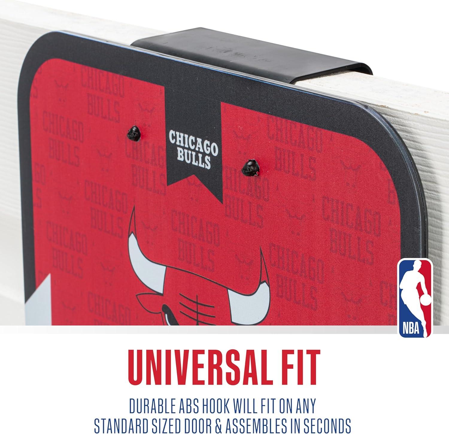 image:imageFranklin Sports NBA Team Over The Door Basketball Hoop Kids Indoor Mini Basketball Hoop with Basketball NBA Fan Shop Mini Hoop for Bedroom amp OfficeChicago Bulls