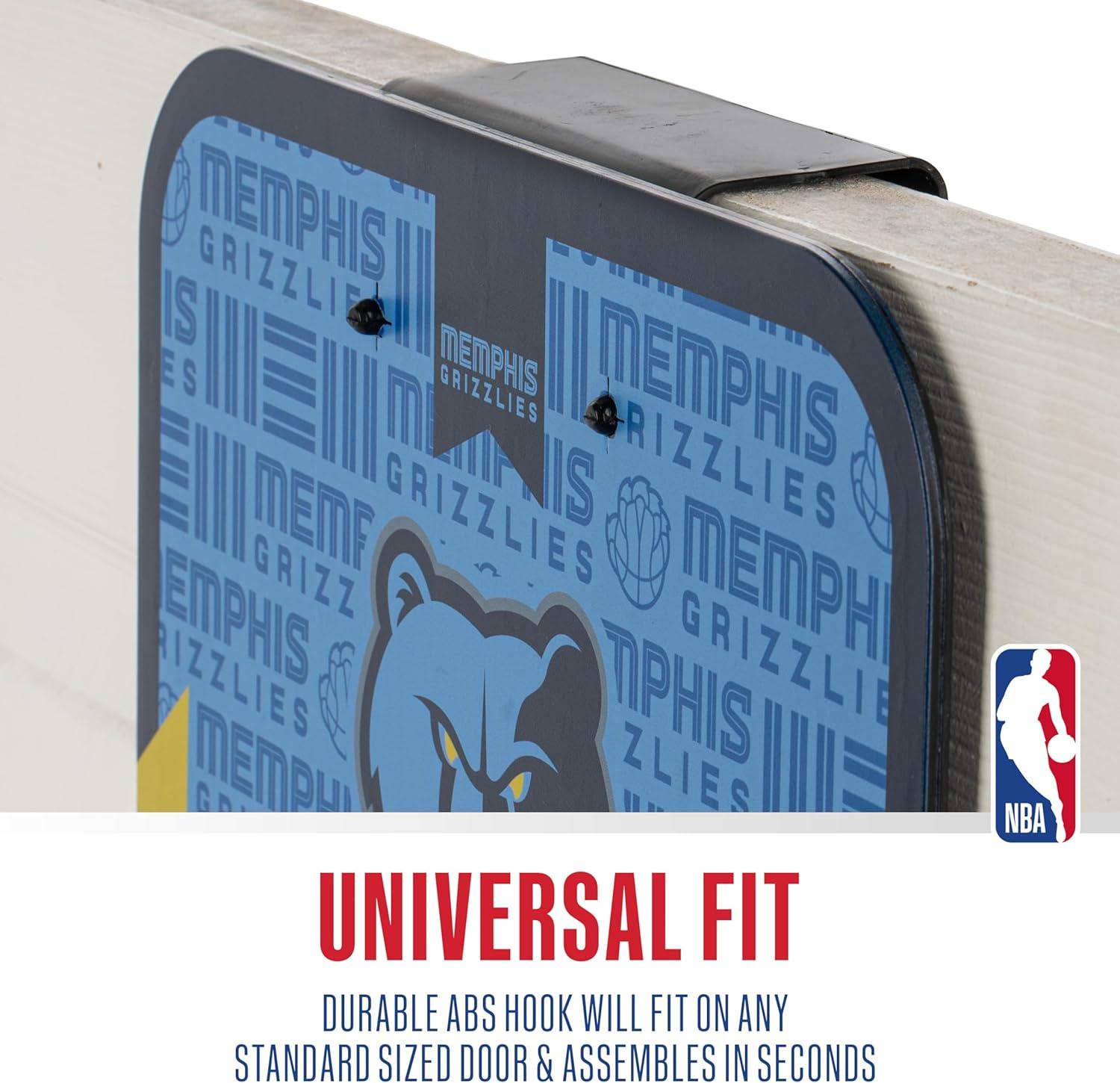 image:imageFranklin Sports NBA Team Over The Door Basketball Hoop Kids Indoor Mini Basketball Hoop with Basketball NBA Fan Shop Mini Hoop for Bedroom amp OfficeMemphis Grizzlies