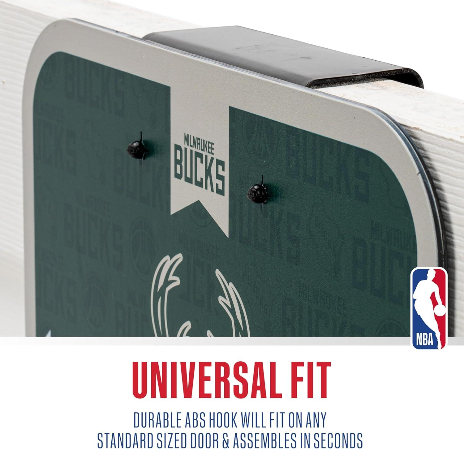 image:imageFranklin Sports NBA Team Over The Door Basketball Hoop Kids Indoor Mini Basketball Hoop with Basketball NBA Fan Shop Mini Hoop for Bedroom amp OfficeMilwaukee Bucks